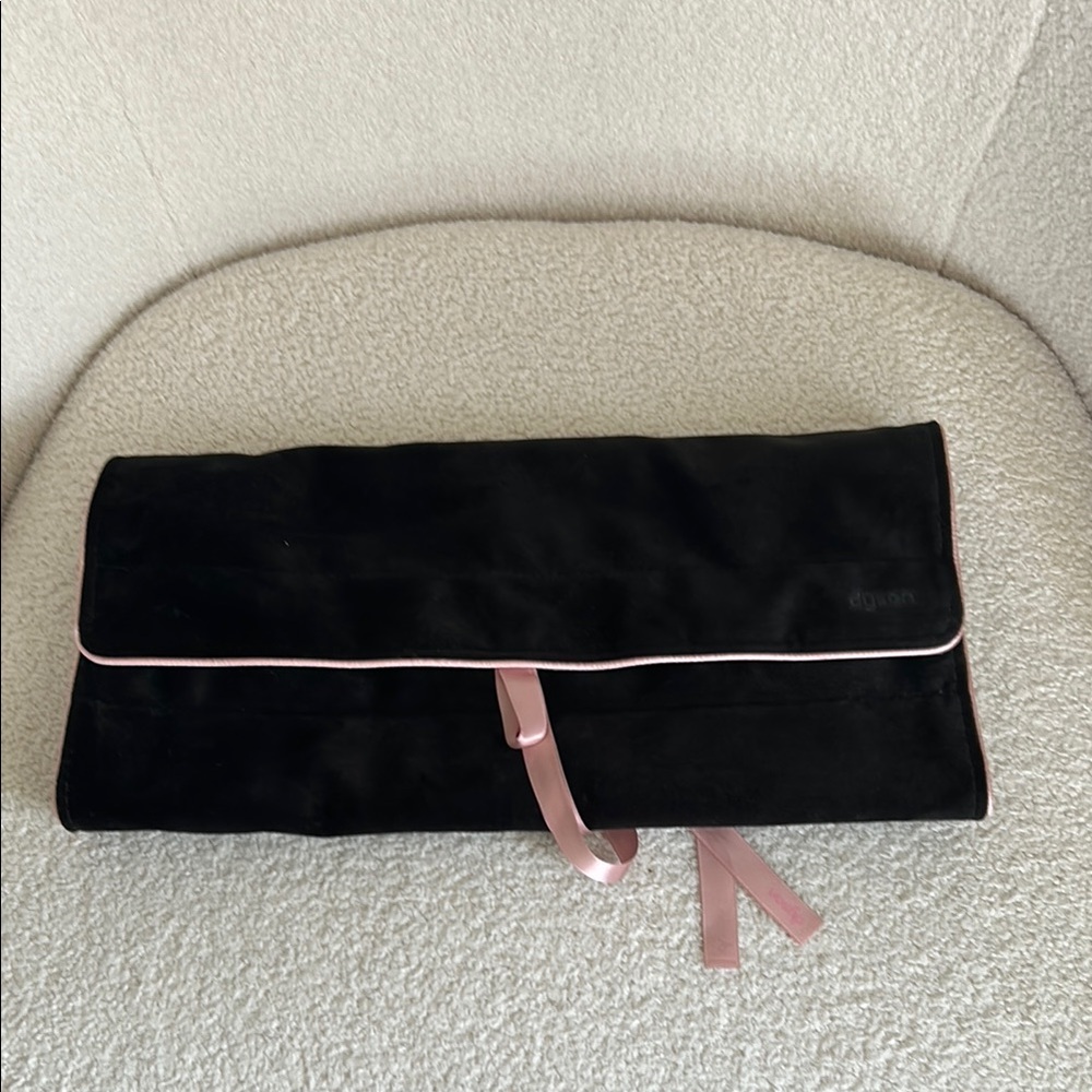 Elegant Black and Pink Clutch